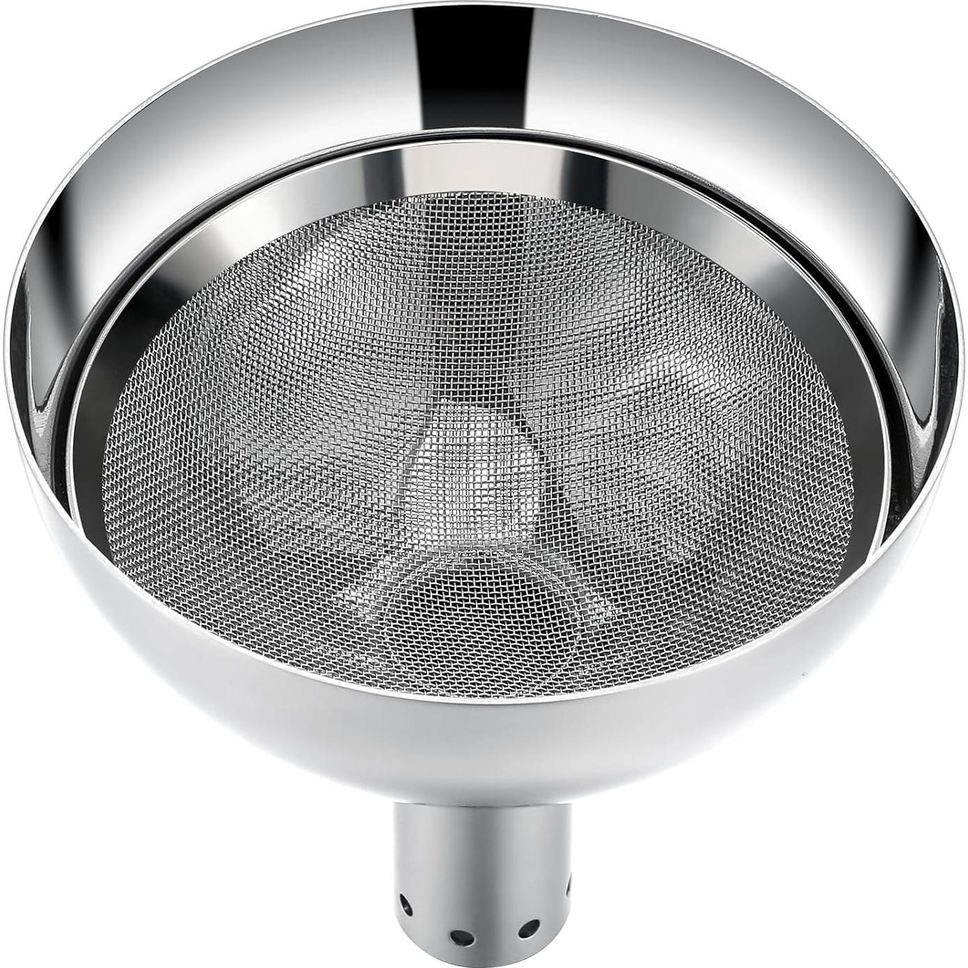 Embudo de Vino Aerador Potchen con Filtro de Acero Inoxidable