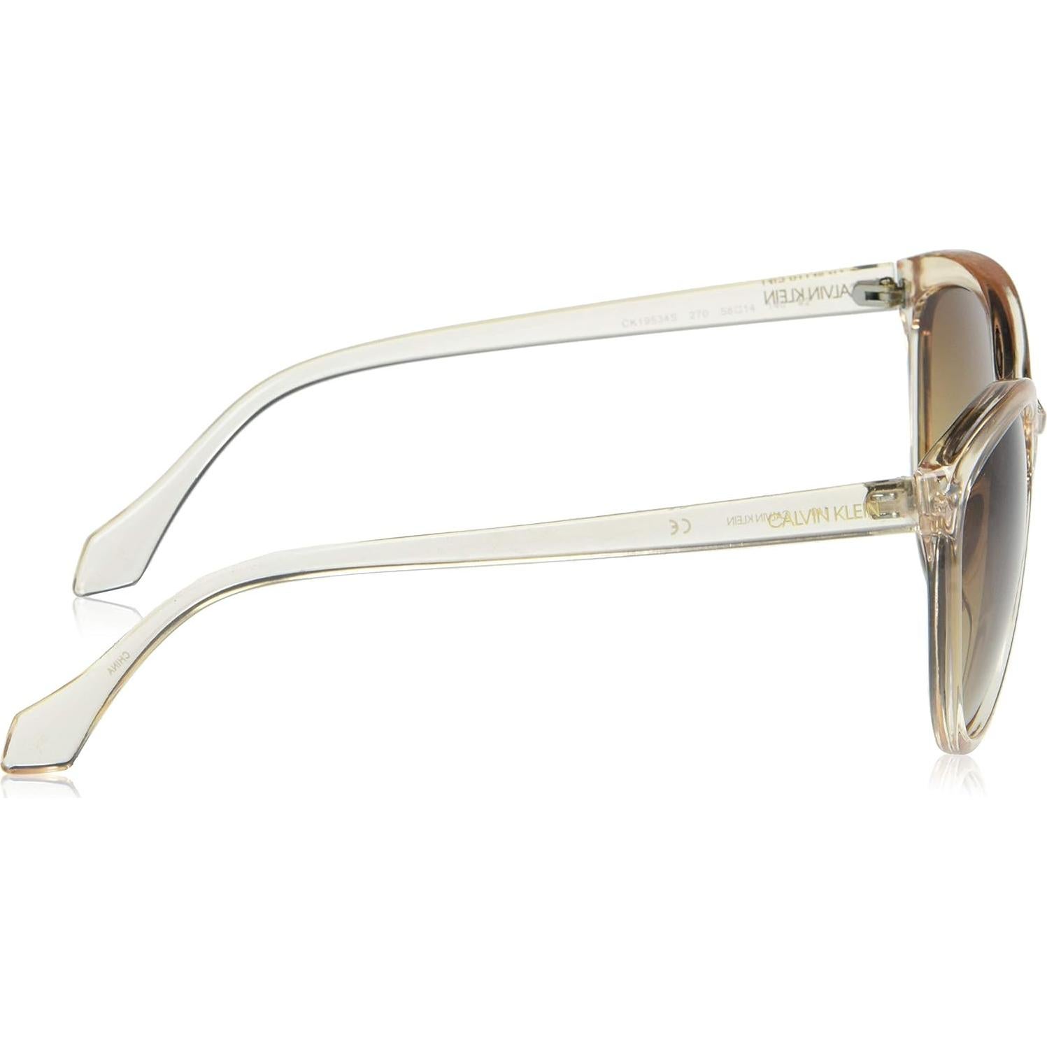 Gafas de sol Cat Eye Calvin Klein CK19534S 58mm Beige/Marrón