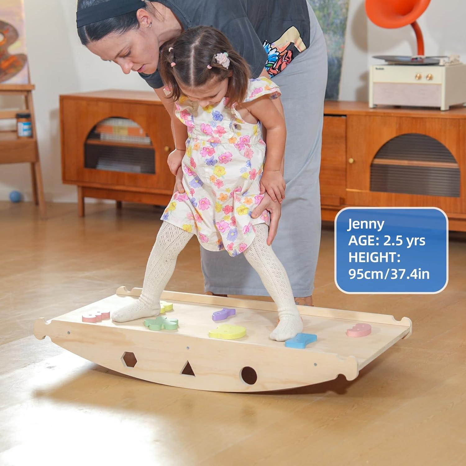 Juego de Triángulo Pikler Venseen 9-en-1 para Bebés