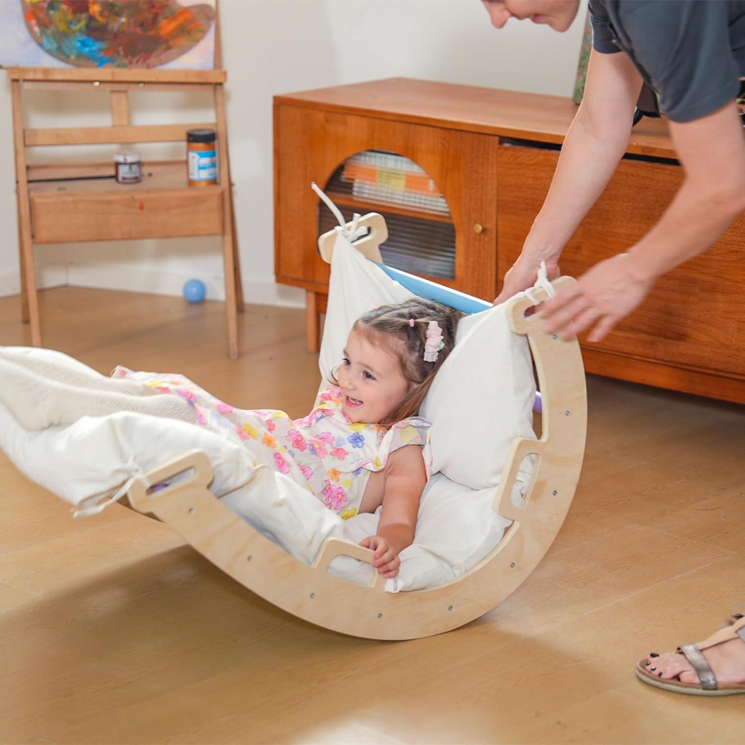 Juego de Triángulo Pikler Venseen 9-en-1 para Bebés