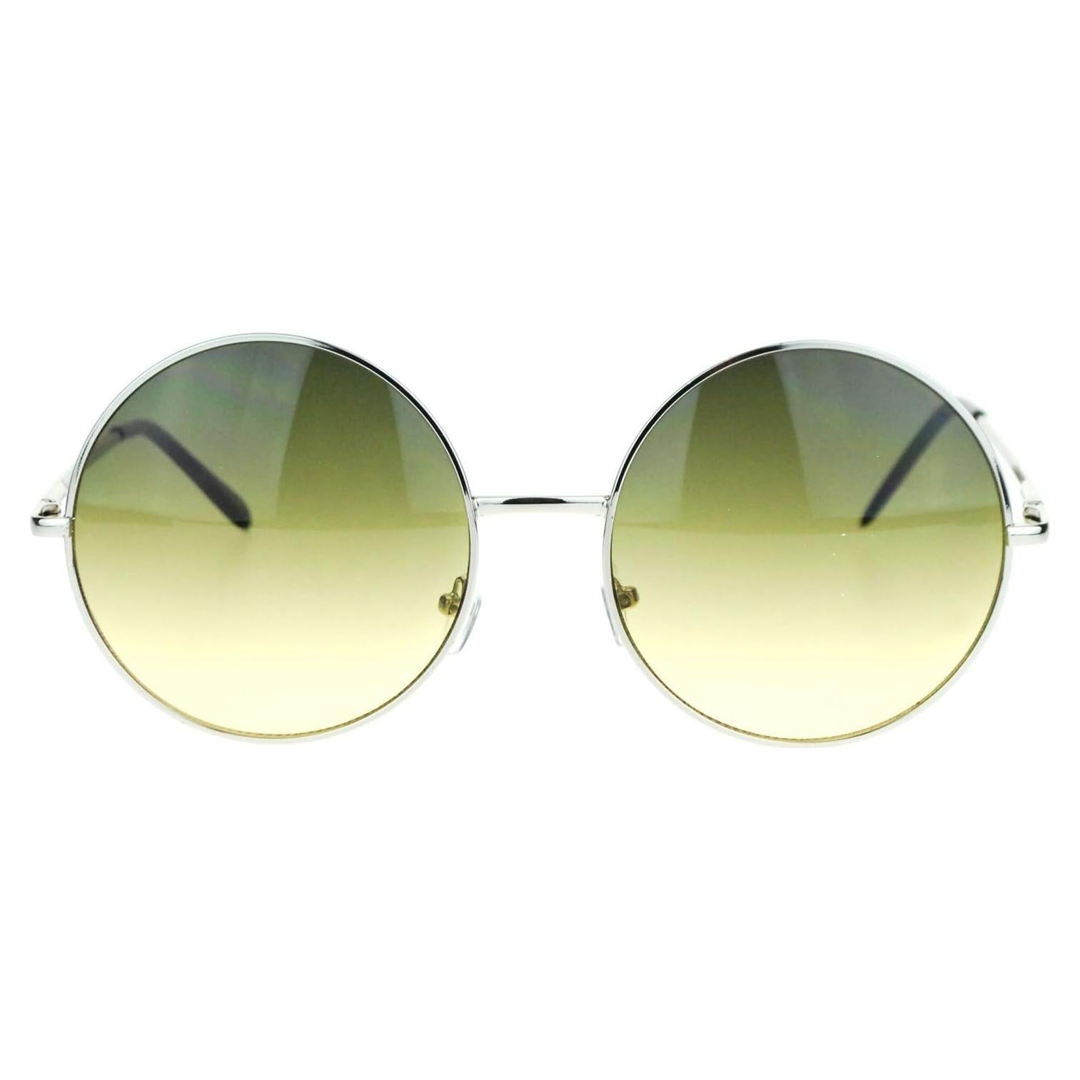 Gafas de Sol Redondas SA106 Verde UV400 Retro Oversize