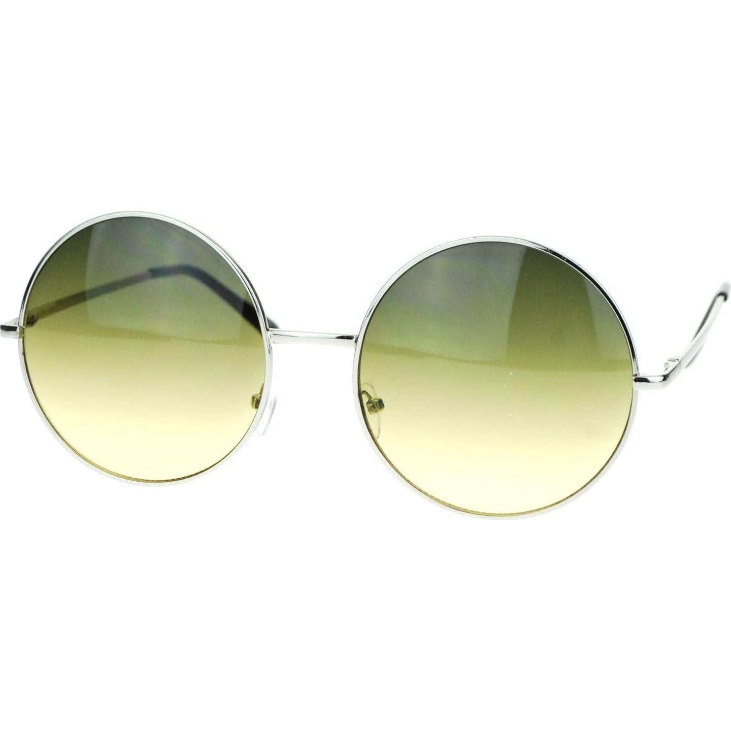 Gafas de Sol Redondas SA106 Verde UV400 Retro Oversize