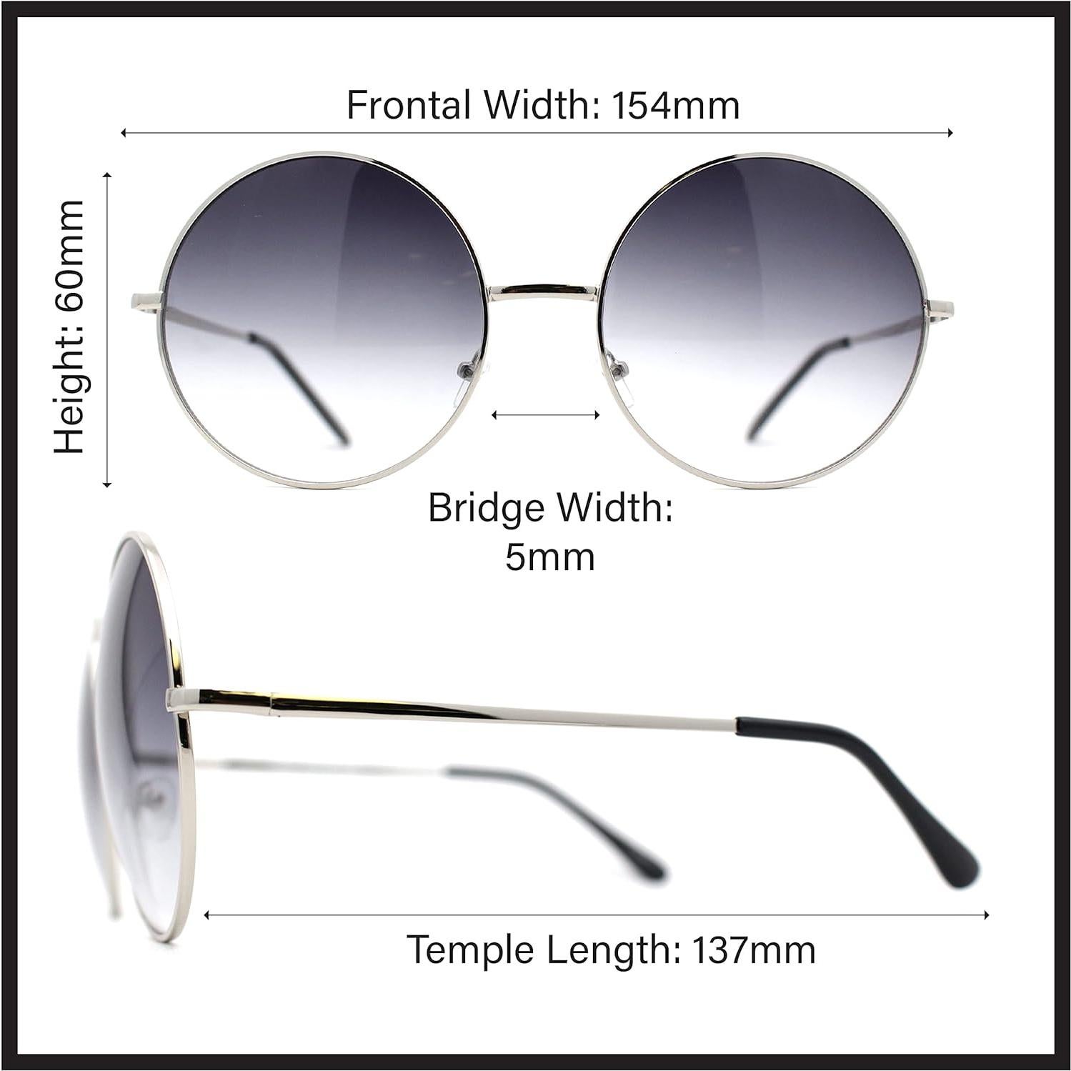 Gafas de Sol Redondas SA106 Verde UV400 Retro Oversize