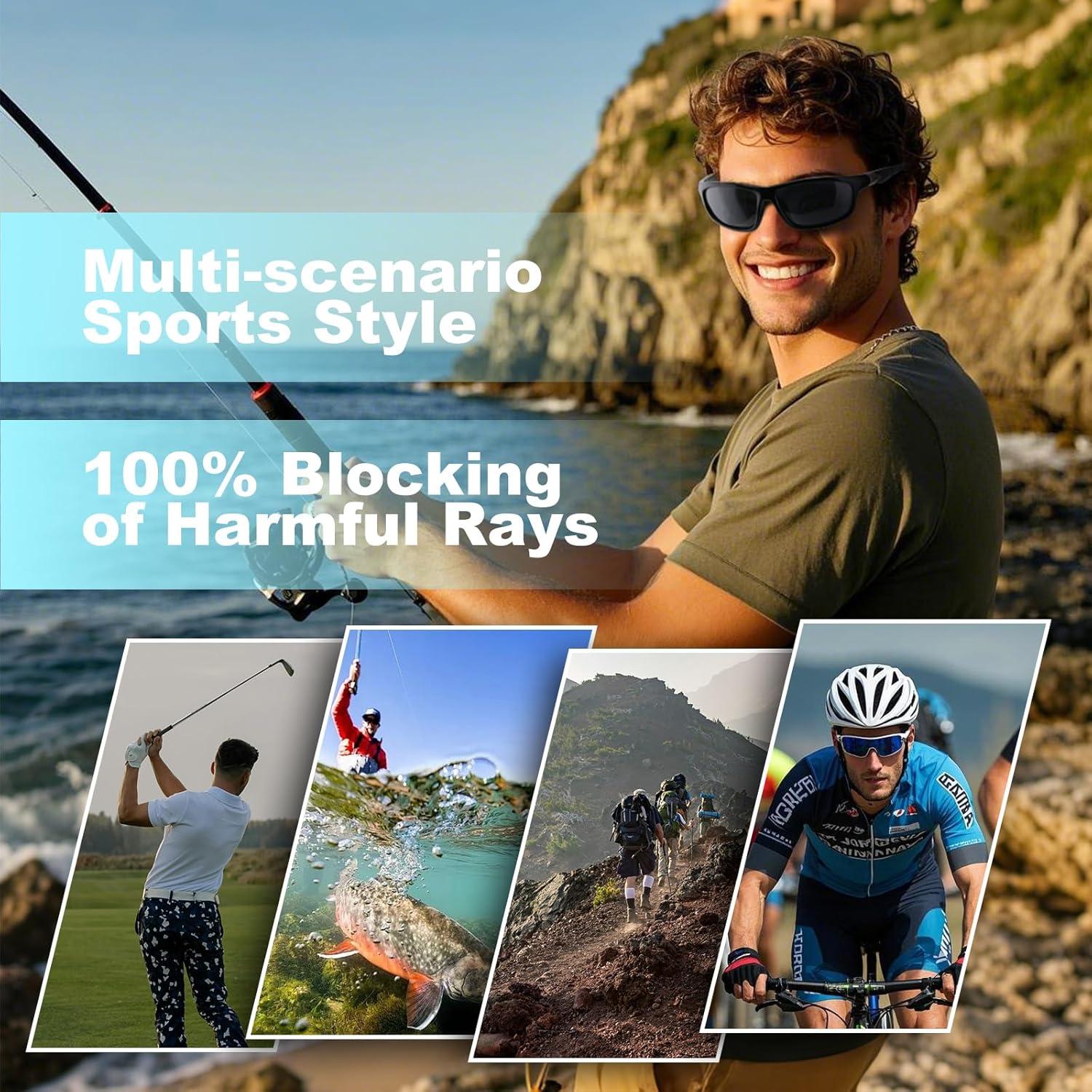 Gafas de sol deportivas Skyoak polarizadas TR90 360° protección