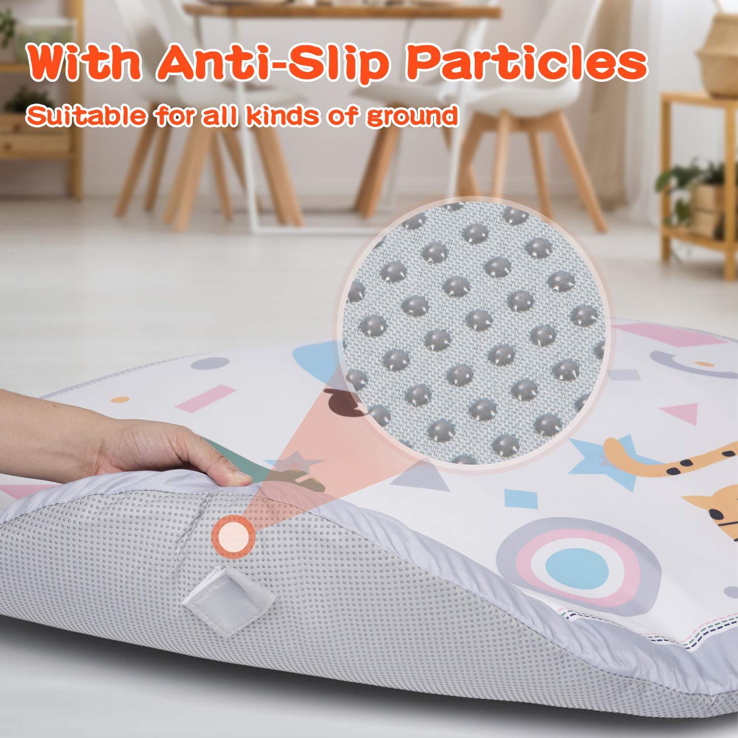 Alfombra de Juego para Bebés Lupantte 7 en 1 con Juguetes