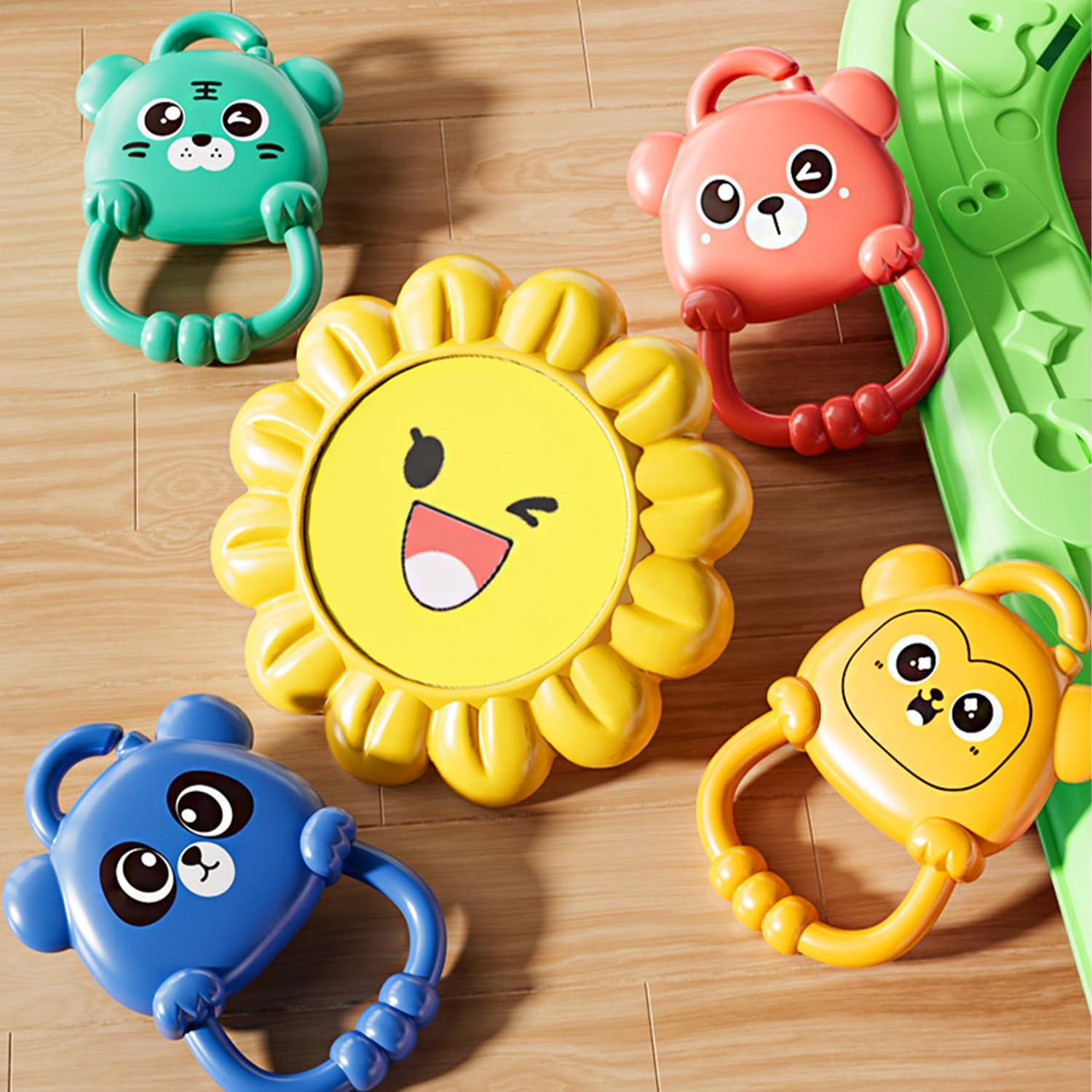 Alfombra de Juego para Bebés con Piano y Sensores - Verde