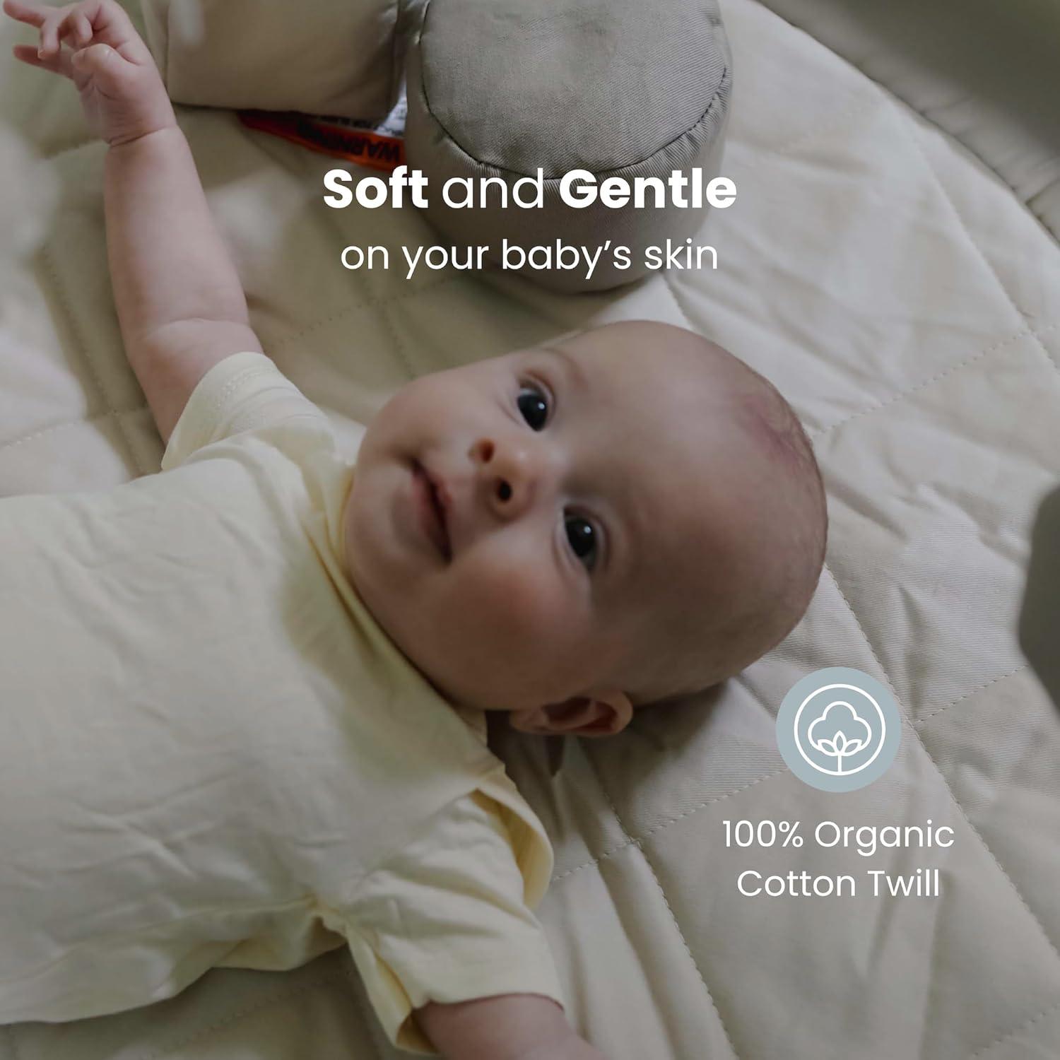 Gimnasio de Juego Snuggle Me para Bebés 100% Algodón Orgánico