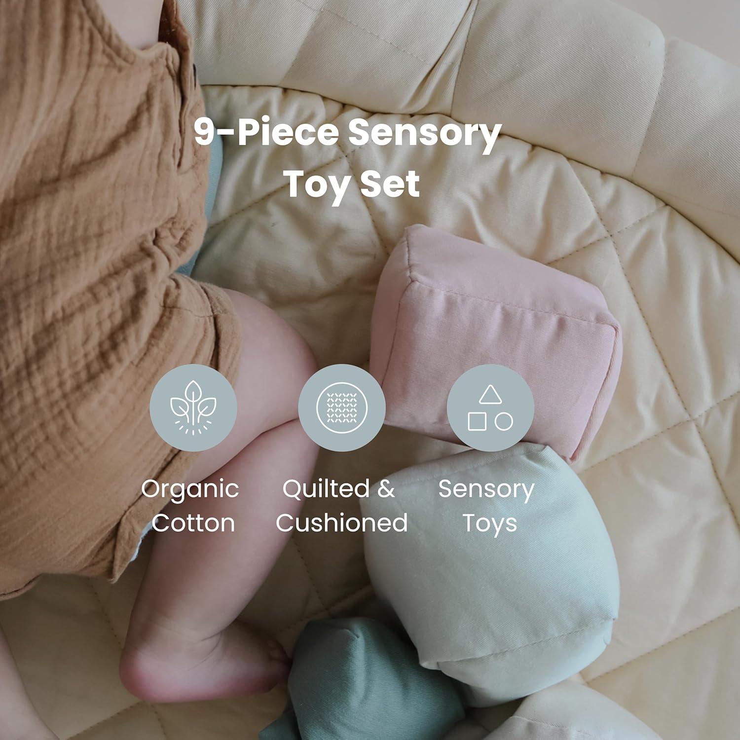 Gimnasio de Juego Snuggle Me para Bebés 100% Algodón Orgánico