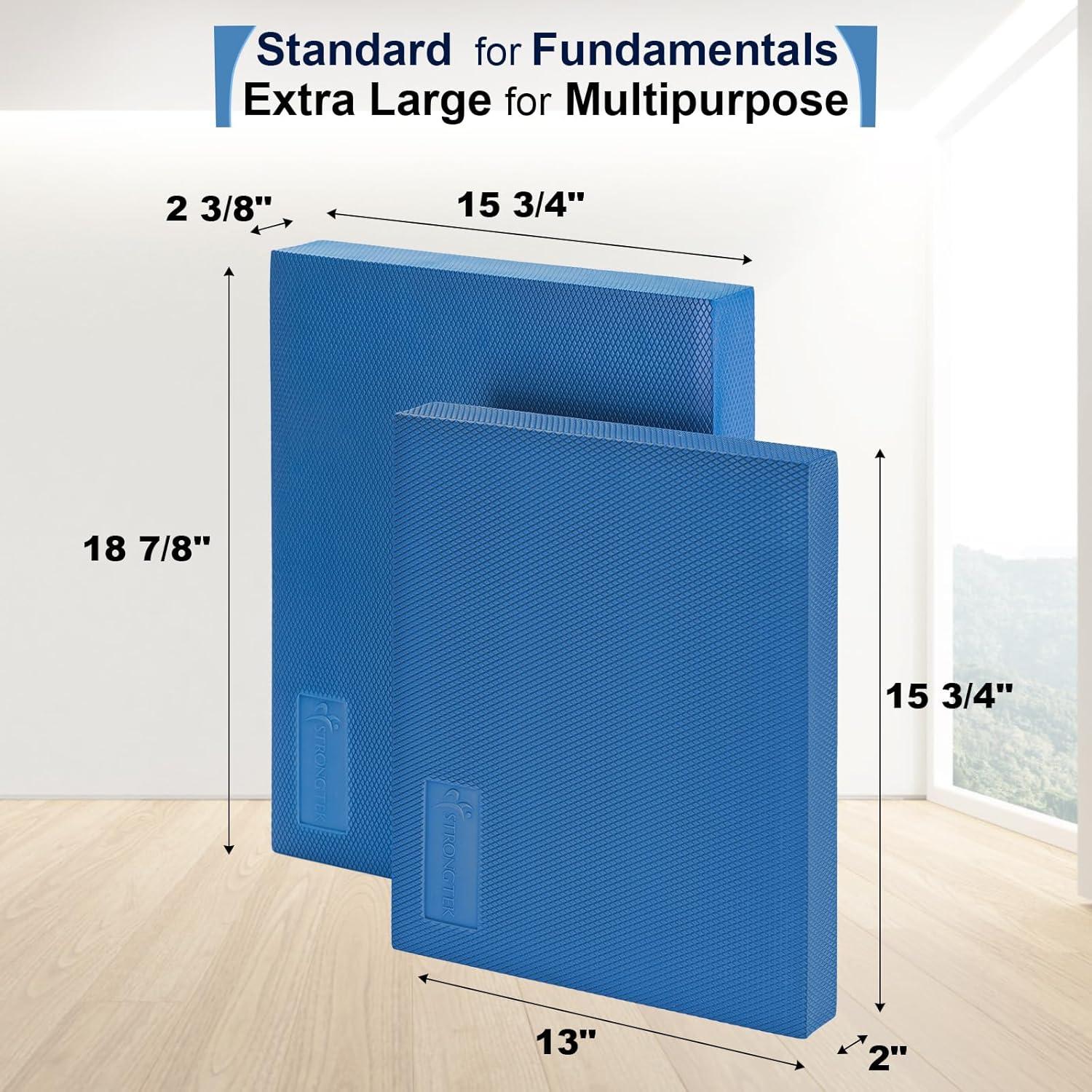 Kit de Equilibrio StrongTek - Tabla de Madera y Almohadilla TPE