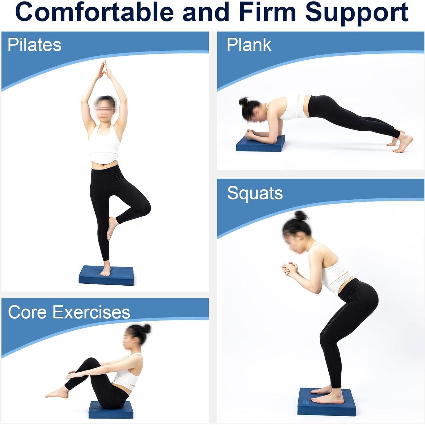 Kit de Equilibrio StrongTek - Tabla de Madera y Almohadilla TPE