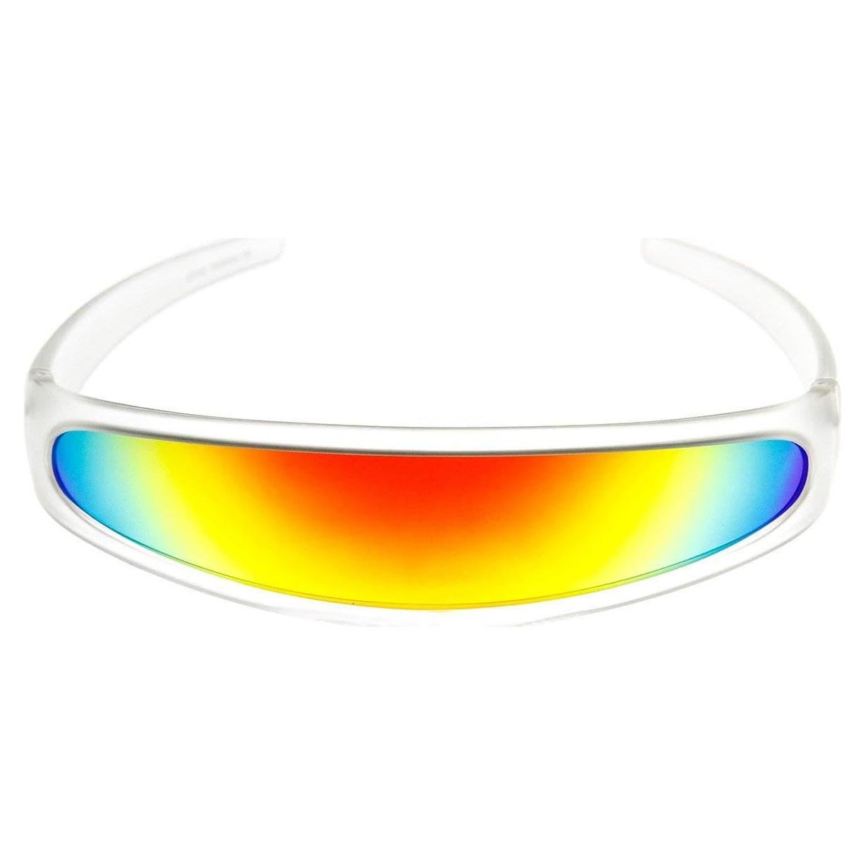 Gafas de Sol ZeroUV Visor Cíclope Espejo Futurista