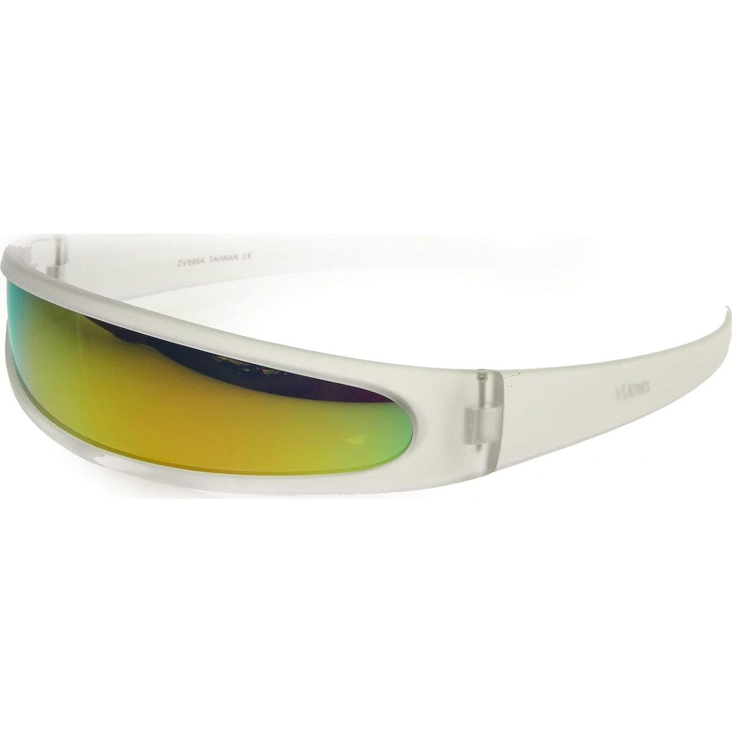 Gafas de Sol ZeroUV Visor Cíclope Espejo Futurista