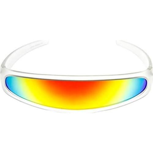 Gafas de Sol ZeroUV Visor Cíclope Espejo Futurista
