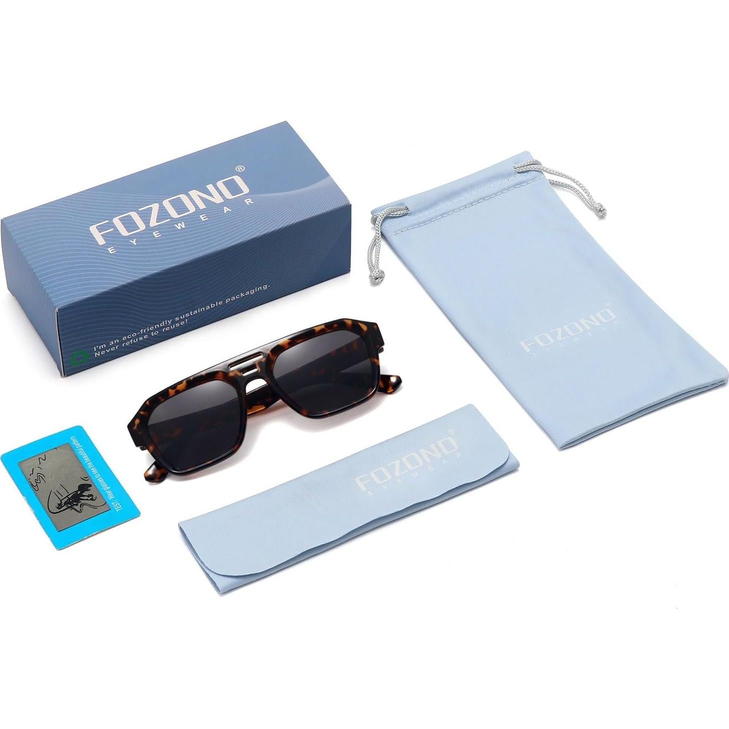 Gafas de sol aviador FZN822 unisex retro con lentes UV400