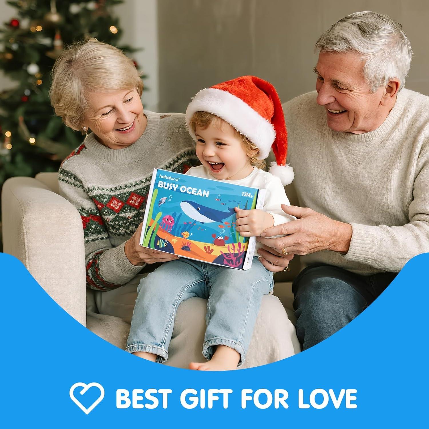 Libro Ocupado Oceánico Hahaland para Niños 1-3 Años