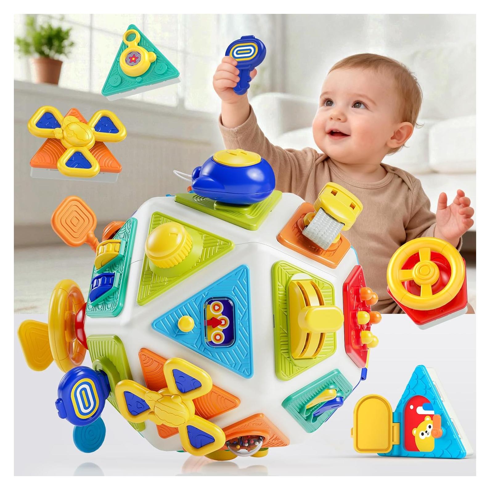 Cubo de Actividad 22-en-1 Montessori Gigilli para Bebés