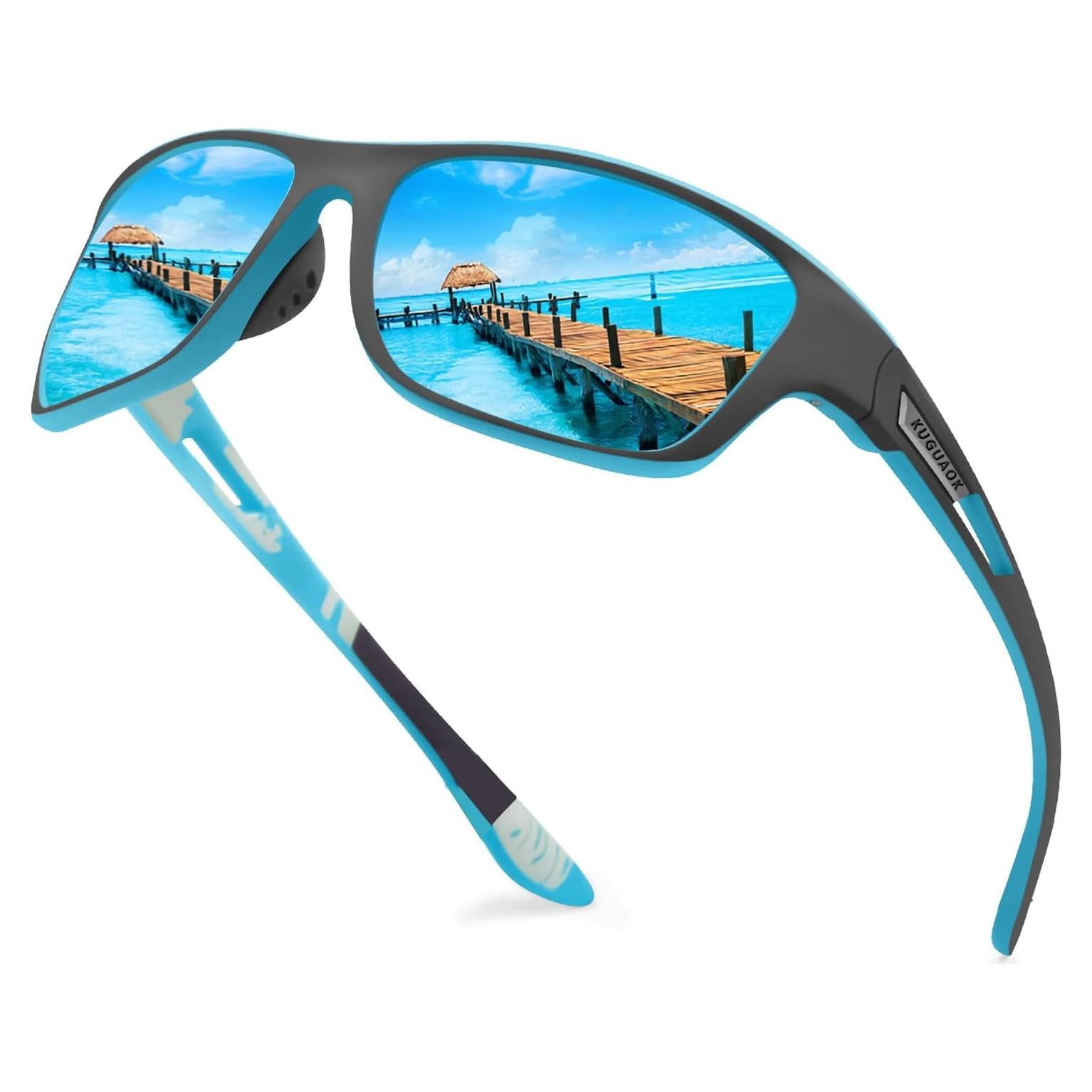 Gafas de Sol Polarizadas KUGUAOK para Hombres 100% UV