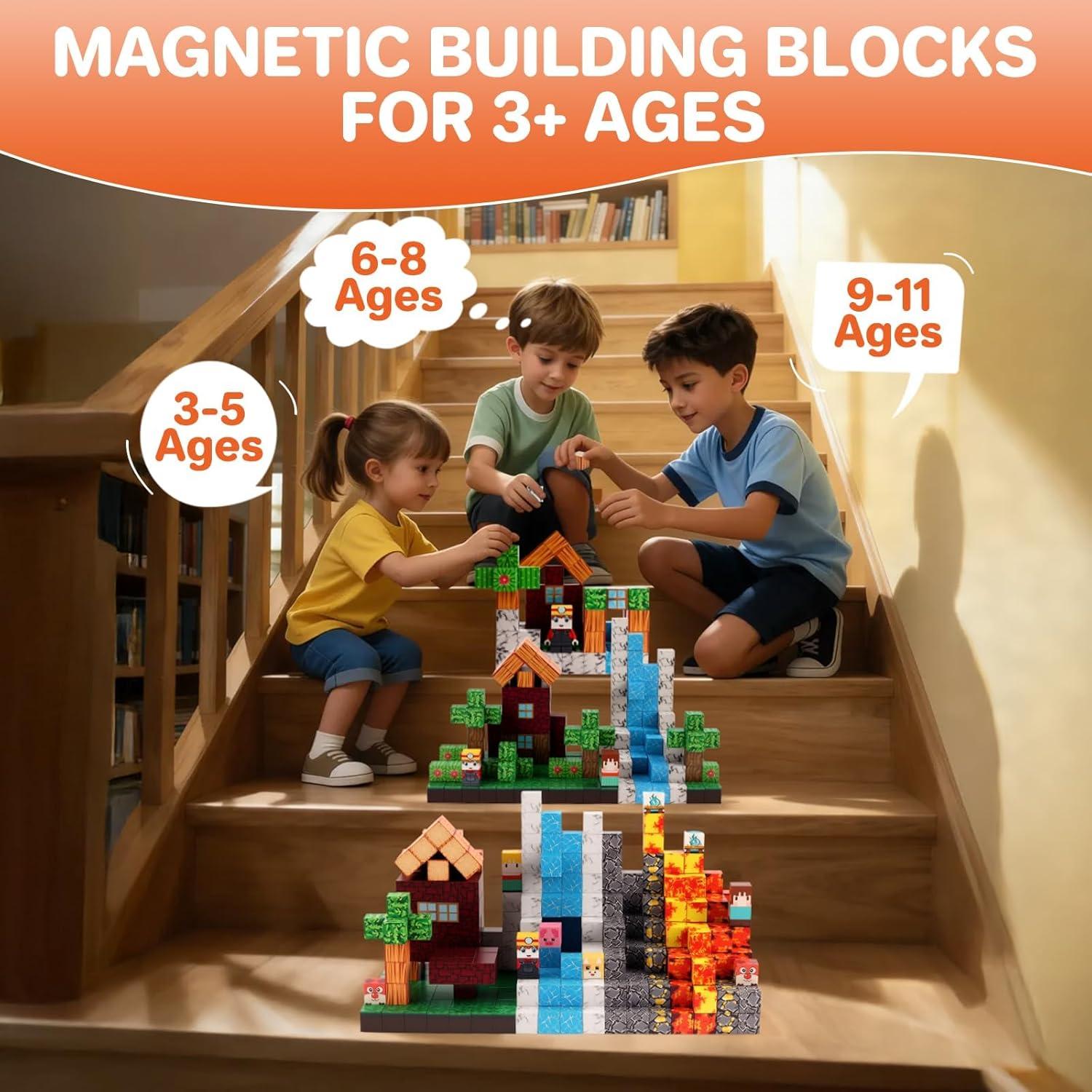 Bloques Magnéticos FUNYKICH 470PCS Juguete de Construcción