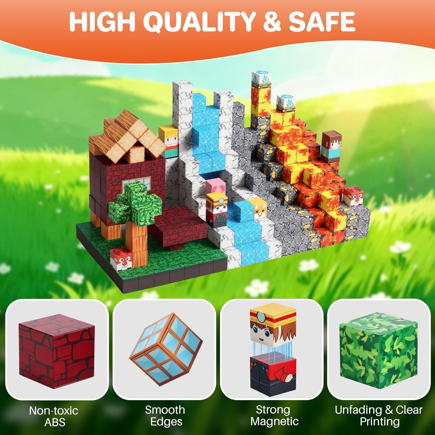 Bloques Magnéticos FUNYKICH 470PCS Juguete de Construcción