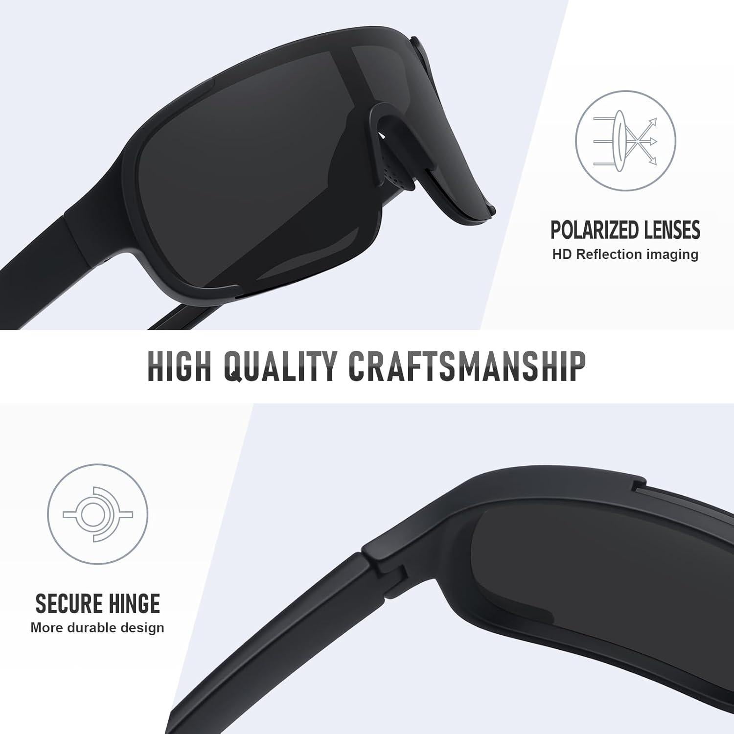 Gafas de sol deportivas Ofwin UV400 para running y pesca