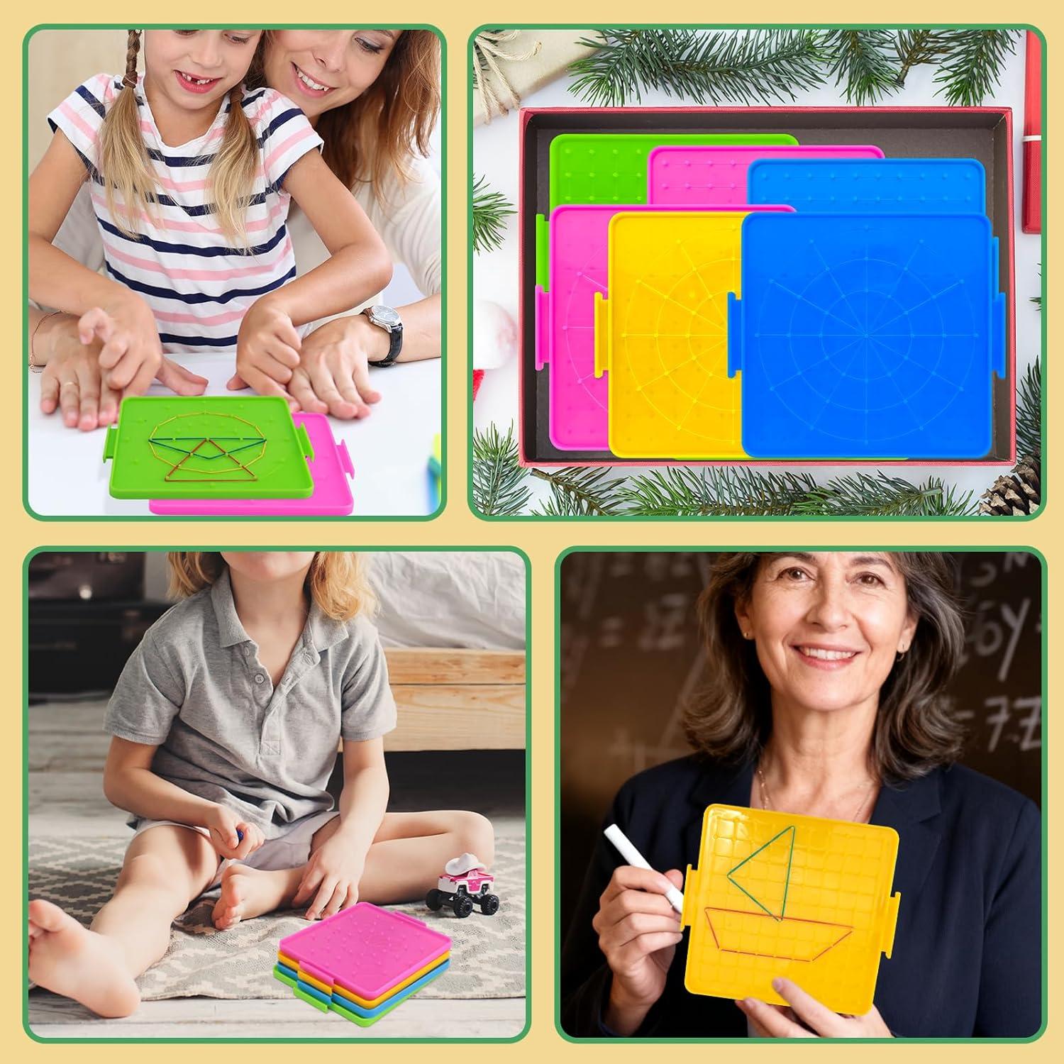 Paquete de 8 bloques de matemáticas Oopsu con 80 bandas de látex