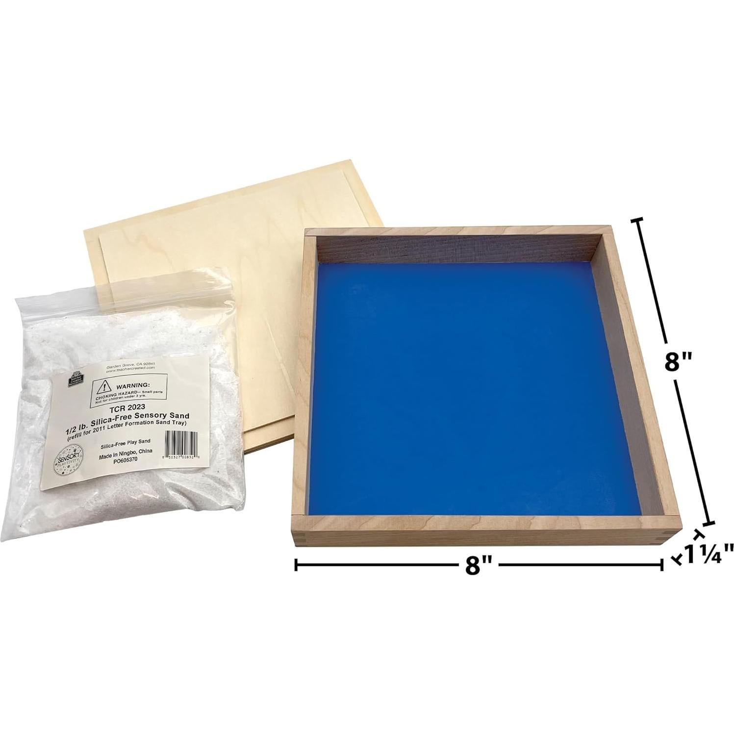 Bandejas de Formación de Letras de Arena Conceptos Primarios - Juego de 4