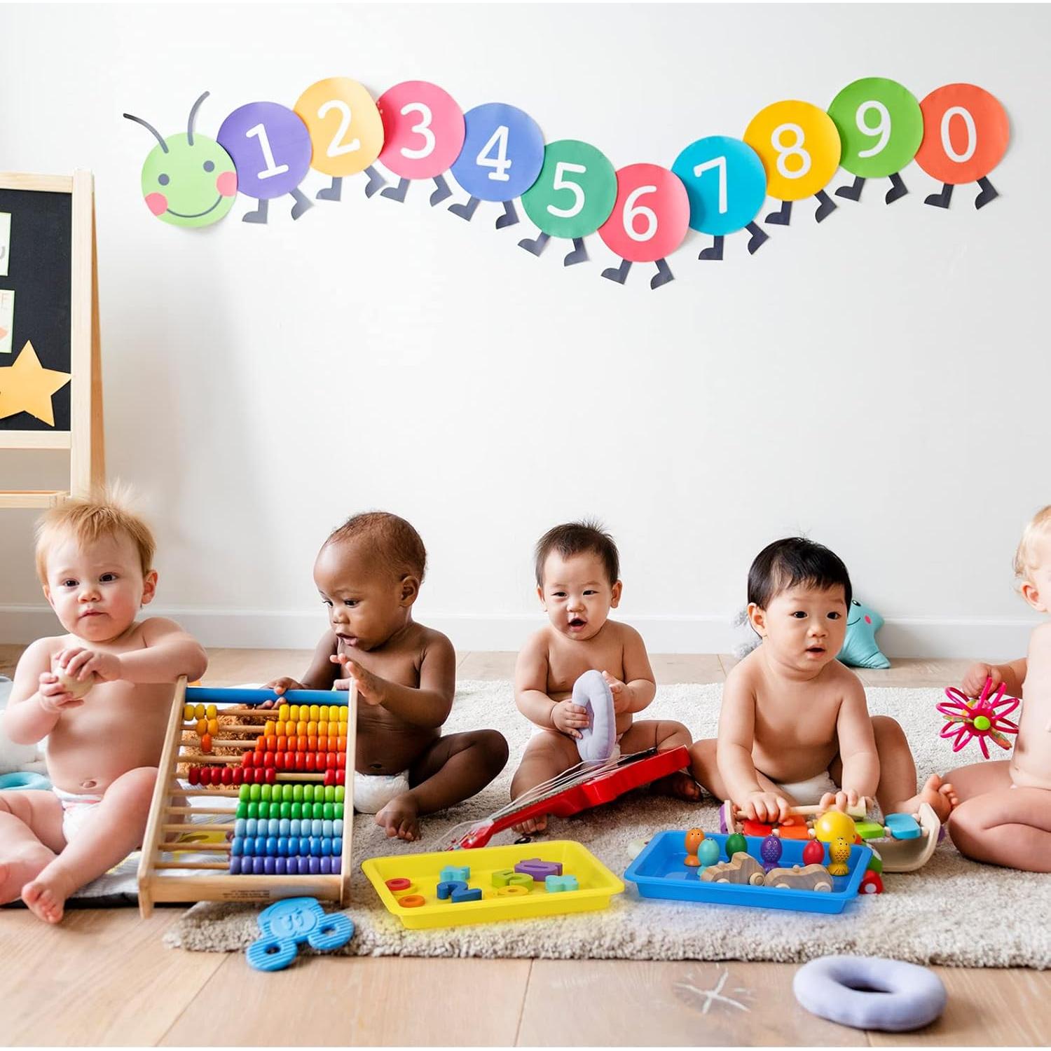 Bandejas de Plástico Apilables Mimorou 20 Pcs 24.5x18.5 cm