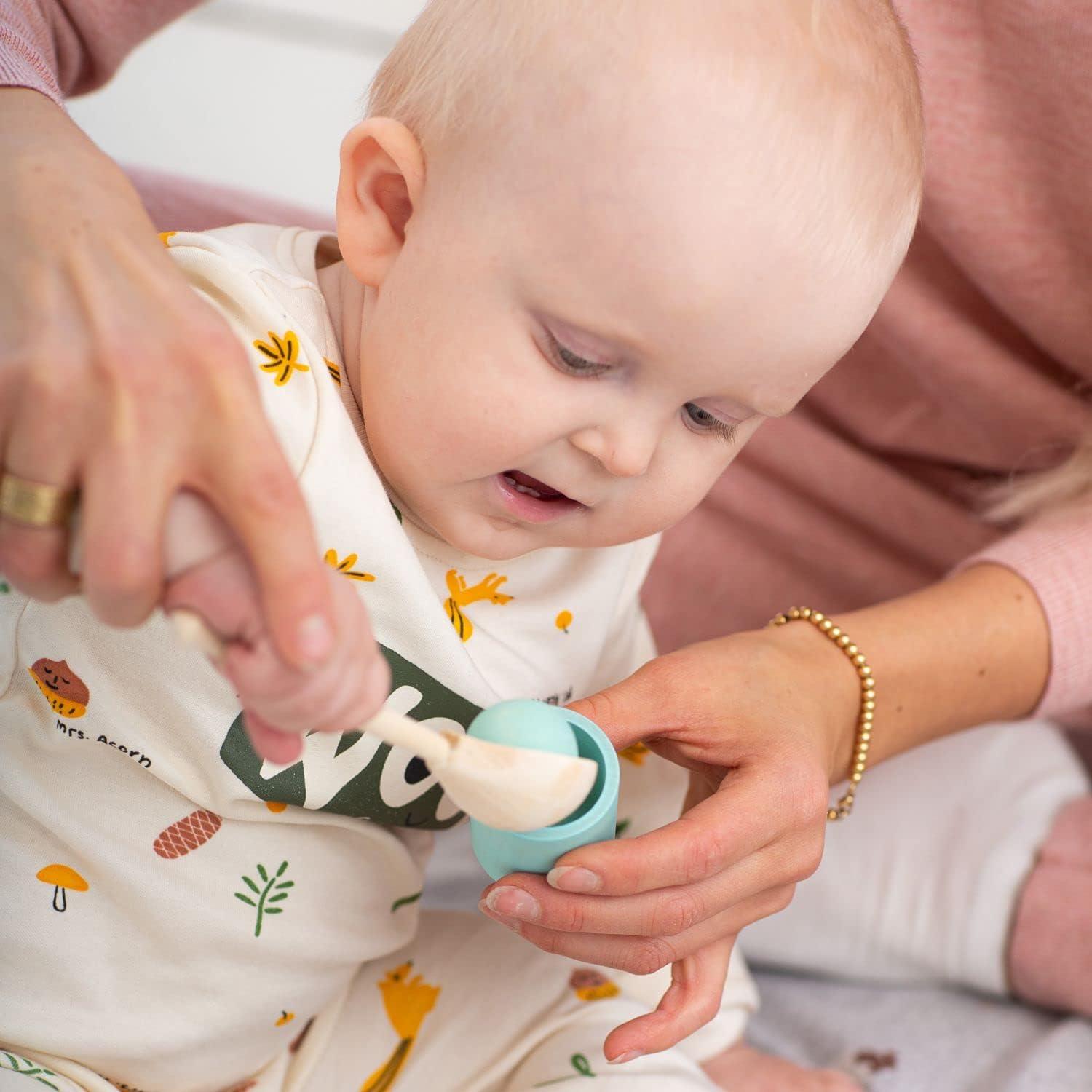Juguete Montessori Ulanik - Muñecos de Madera y Tazas 3+