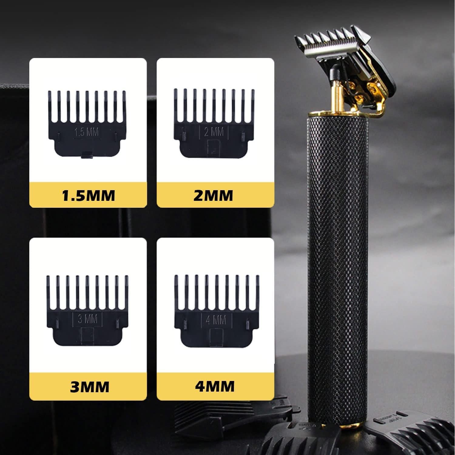 Cortadora de Cabello RQTYBUI Inalámbrica Recargable 4 Peines