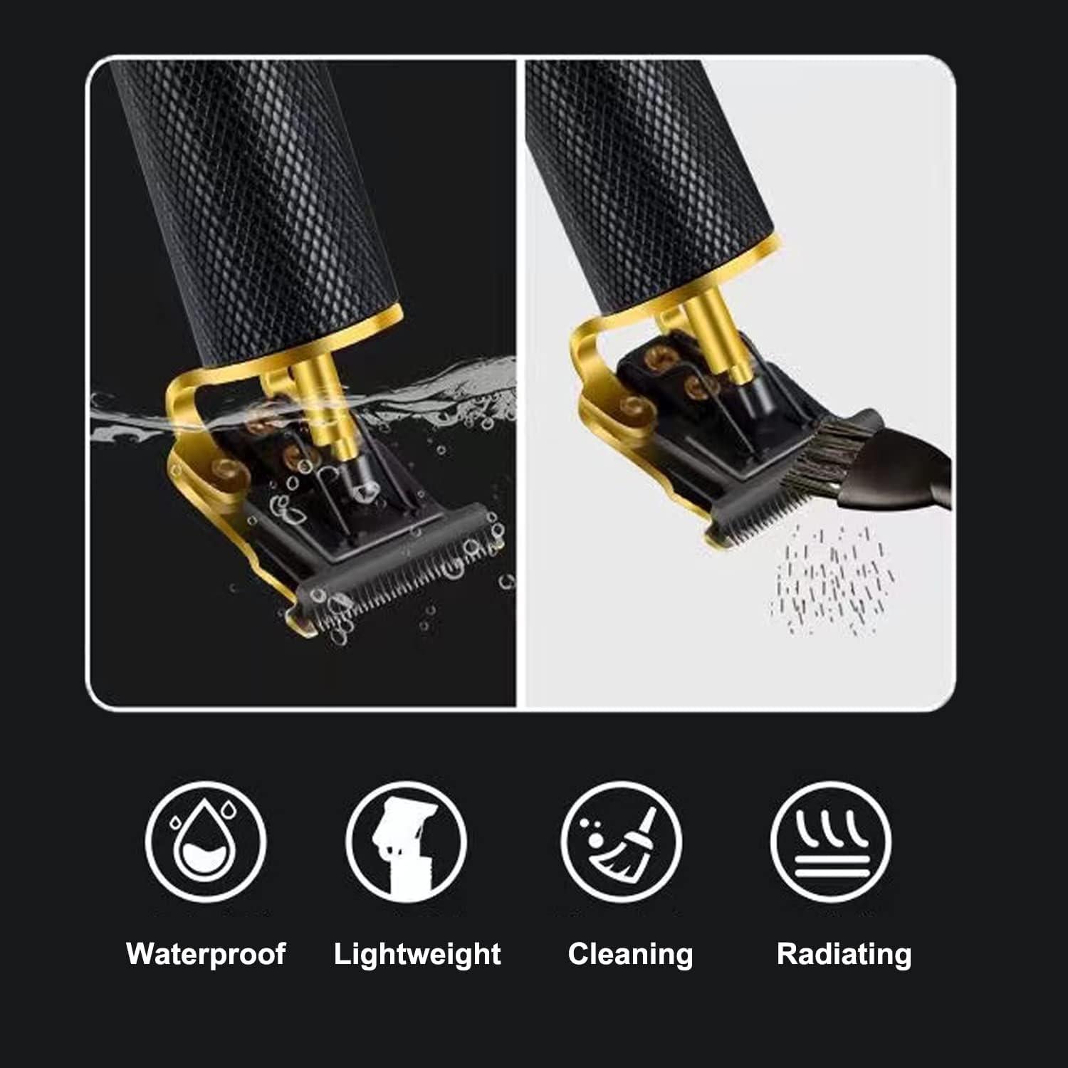 Cortadora de Cabello RQTYBUI Inalámbrica Recargable 4 Peines