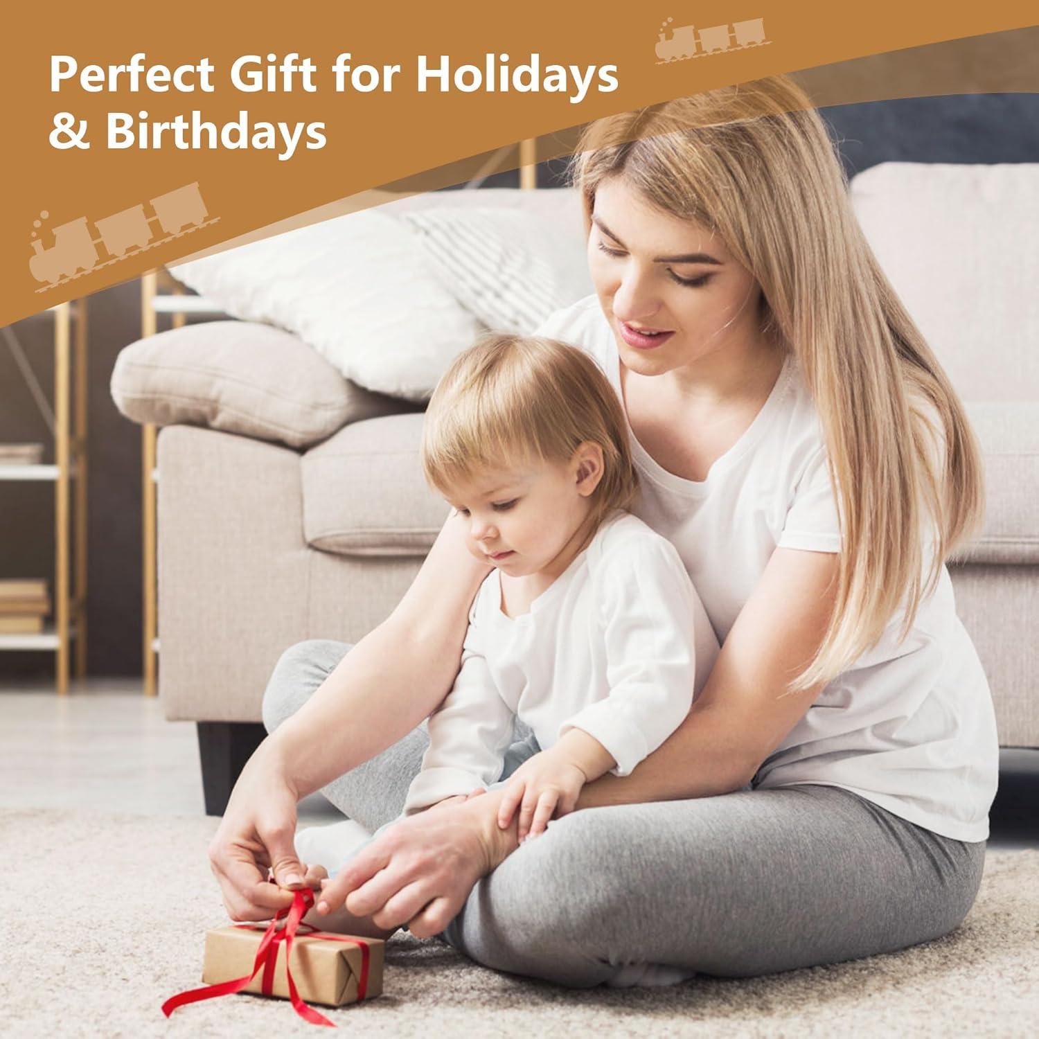 Juego de tren de madera Miosea 32 piezas Montessori 0.91 kg