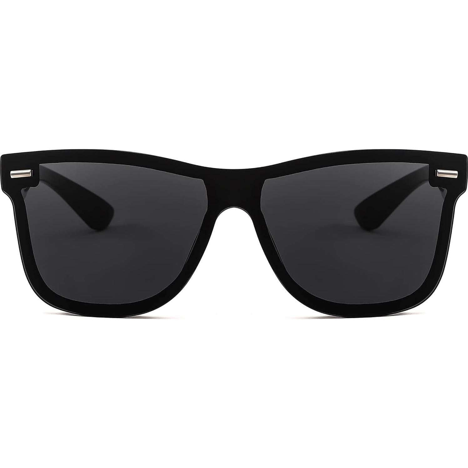 Gafas de Sol FEISEDY Espejadas Sin Montura 62mm UV400