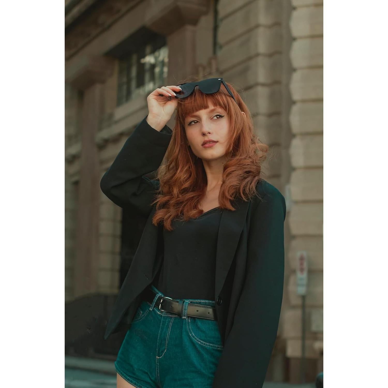 Gafas de Sol FEISEDY Espejadas Sin Montura 62mm UV400