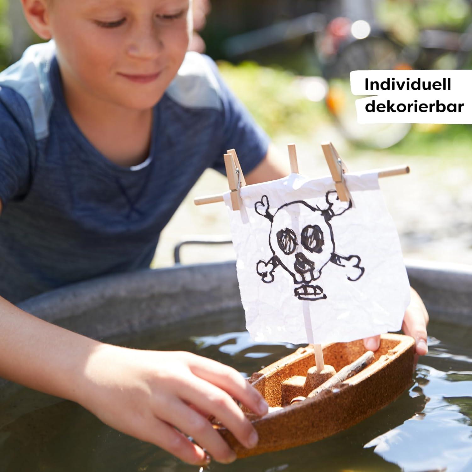 Kit de Barco de Corcho HABA para Niños + Manualidades STEM