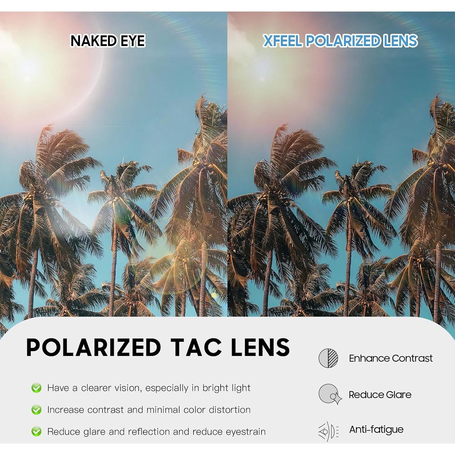 Gafas de sol polarizadas Xfeel 5779 para mujeres UV400