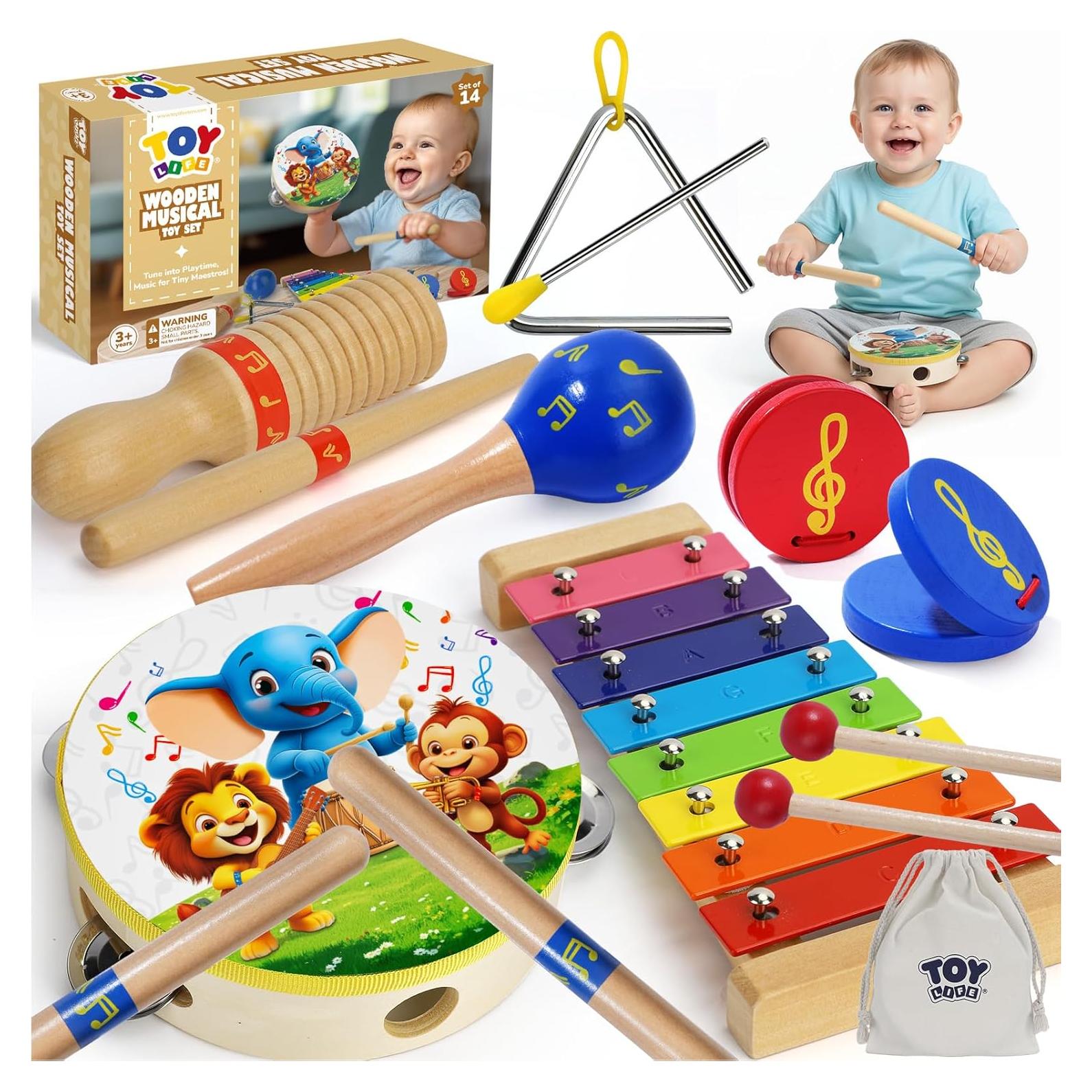 Set de Instrumentos Musicales Montessori TOY Life para Niños