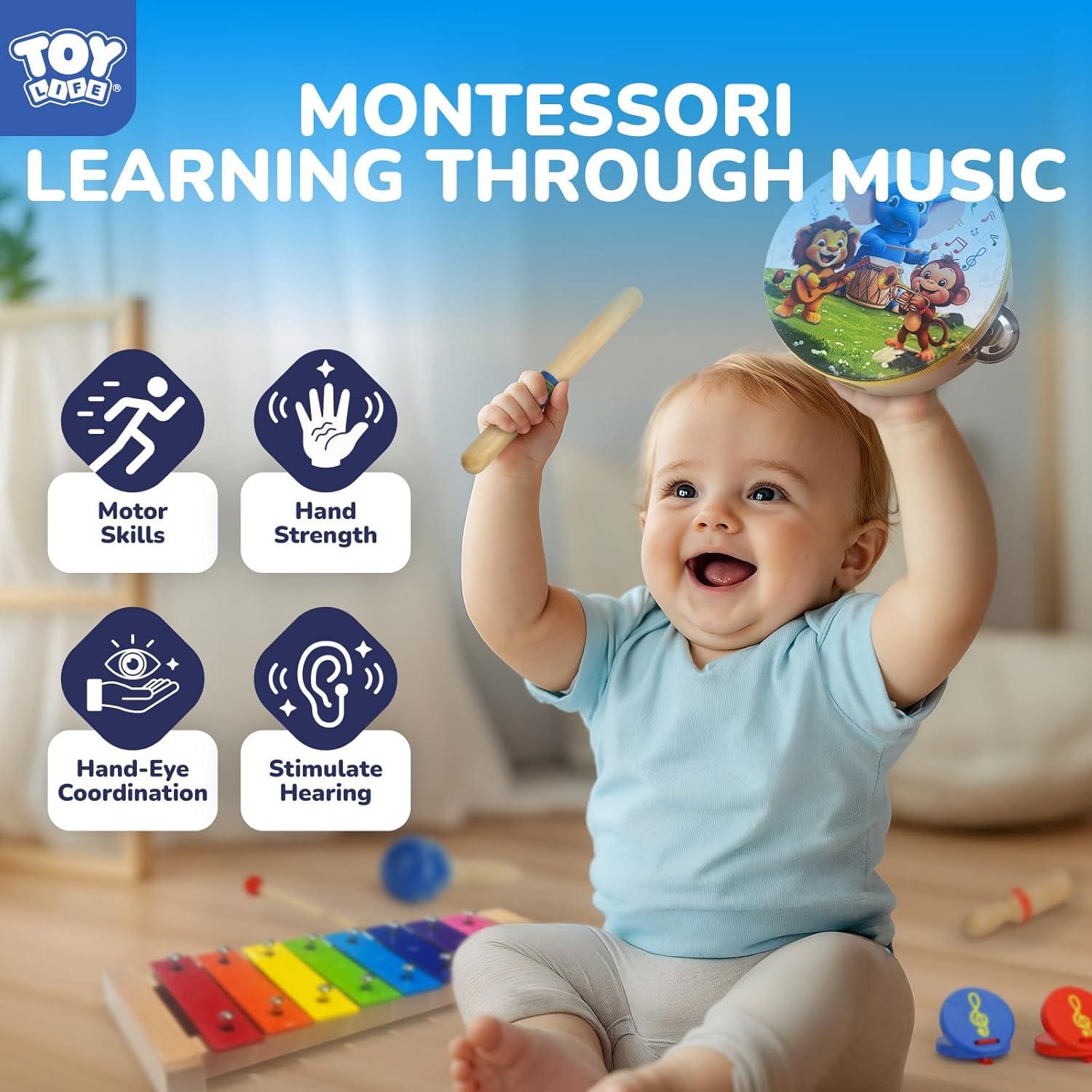 Set de Instrumentos Musicales Montessori TOY Life para Niños