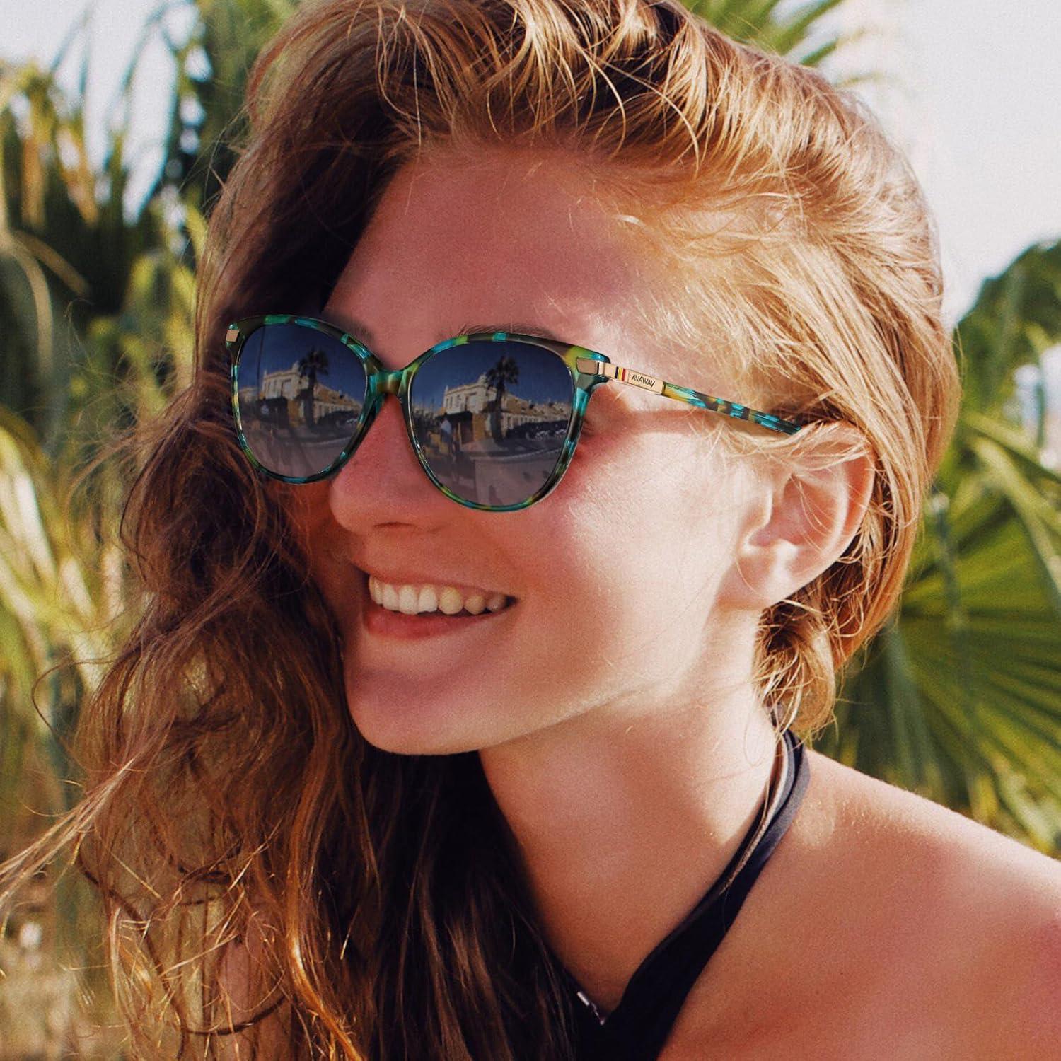 Gafas de sol ojo de gato AVAWAY para mujeres - UV 400