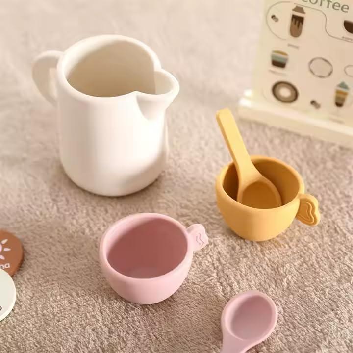 Juego de Juguete Máquina de Café de Madera Yiwu Mengxia - Ecológico 3+