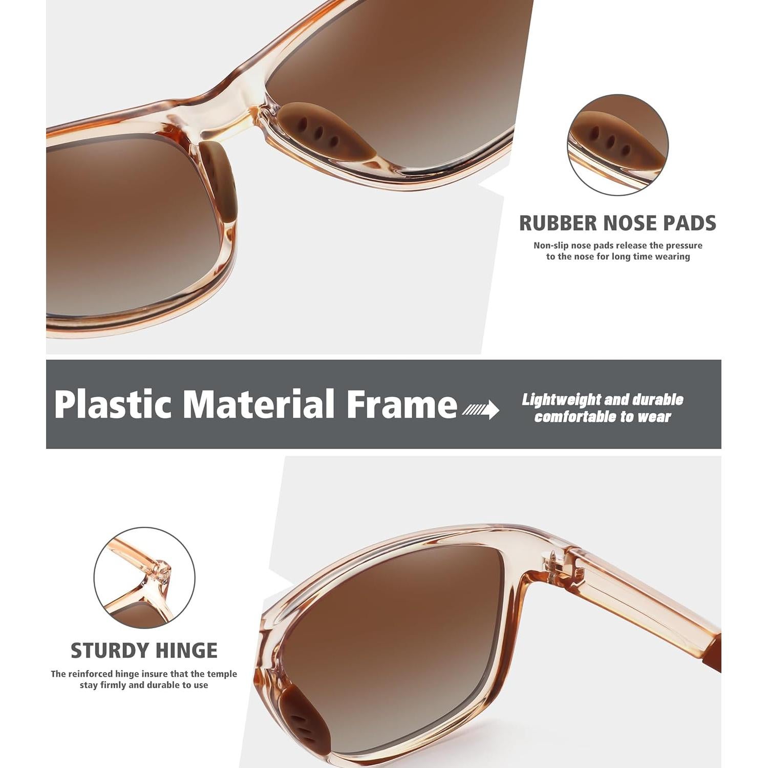 Gafas de sol deportivas MEETSUN UV400 para hombres y mujeres