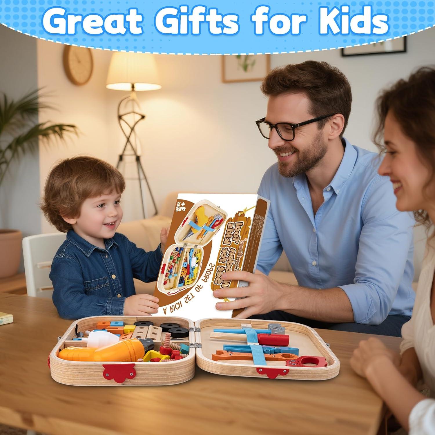 Juego de Herramientas Montessori Goodfuns - 59 Piezas Educativas