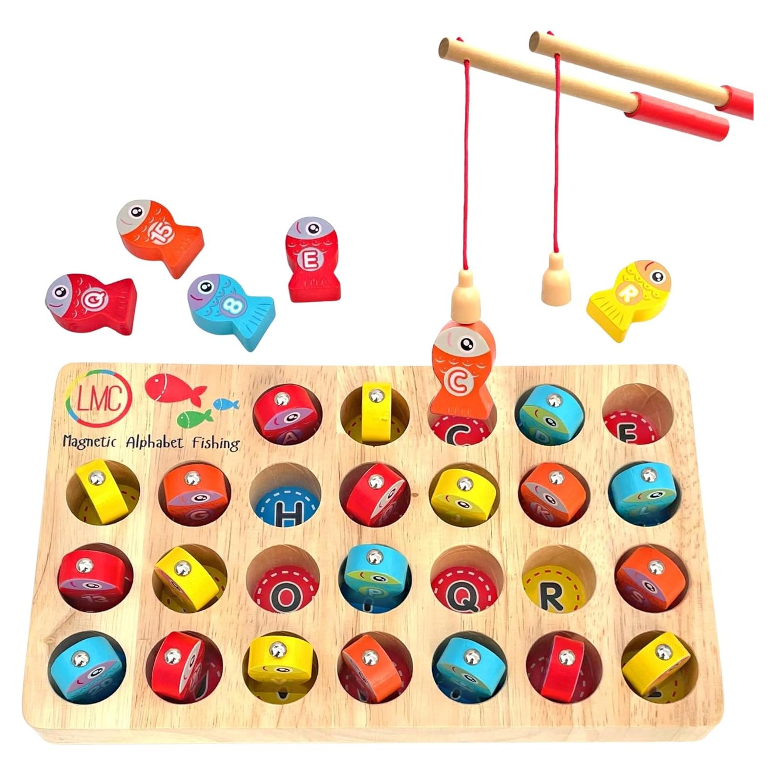 Juego de Pesca Magnético LMC Products - Letras y Números