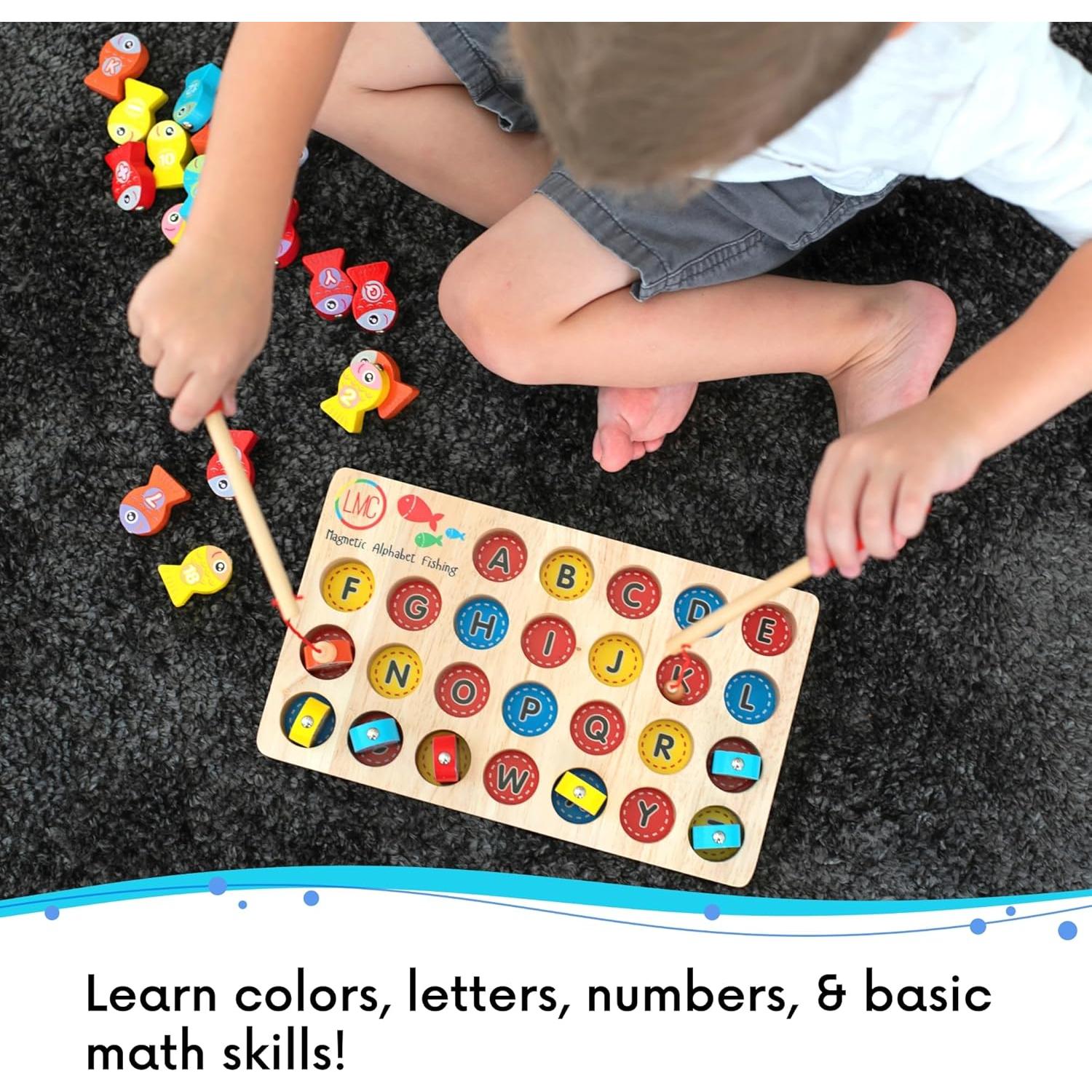 Juego de Pesca Magnético LMC Products - Letras y Números
