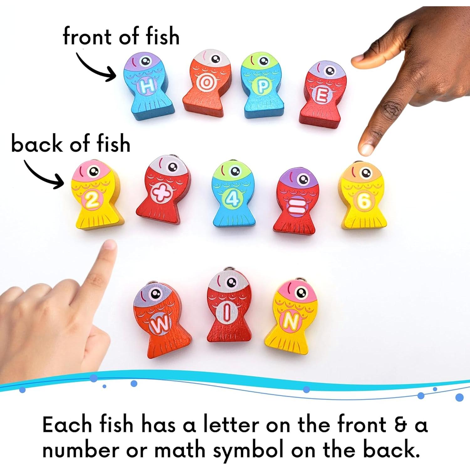 Juego de Pesca Magnético LMC Products - Letras y Números