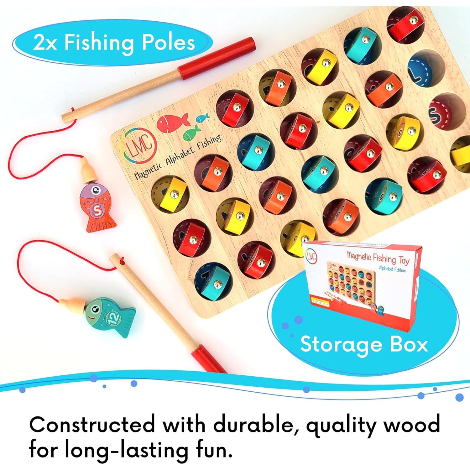 Juego de Pesca Magnético LMC Products - Letras y Números