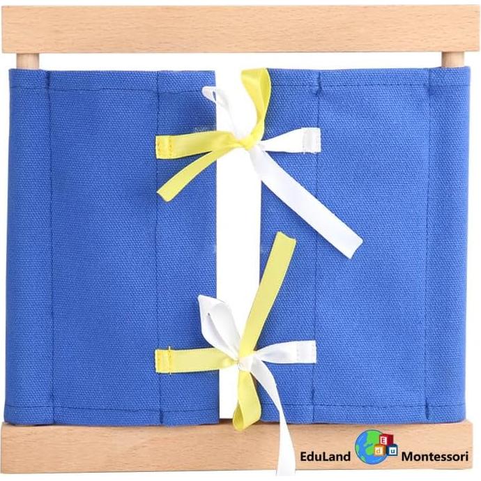 Juego de Marcos de Vestir Montessori Eduland - 8 Cierres de Práctica