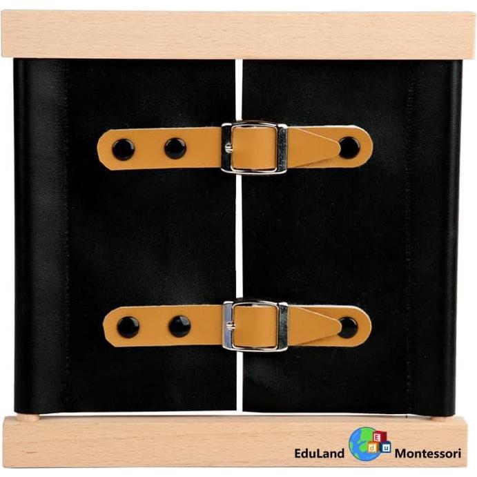 Juego de Marcos de Vestir Montessori Eduland - 8 Cierres de Práctica