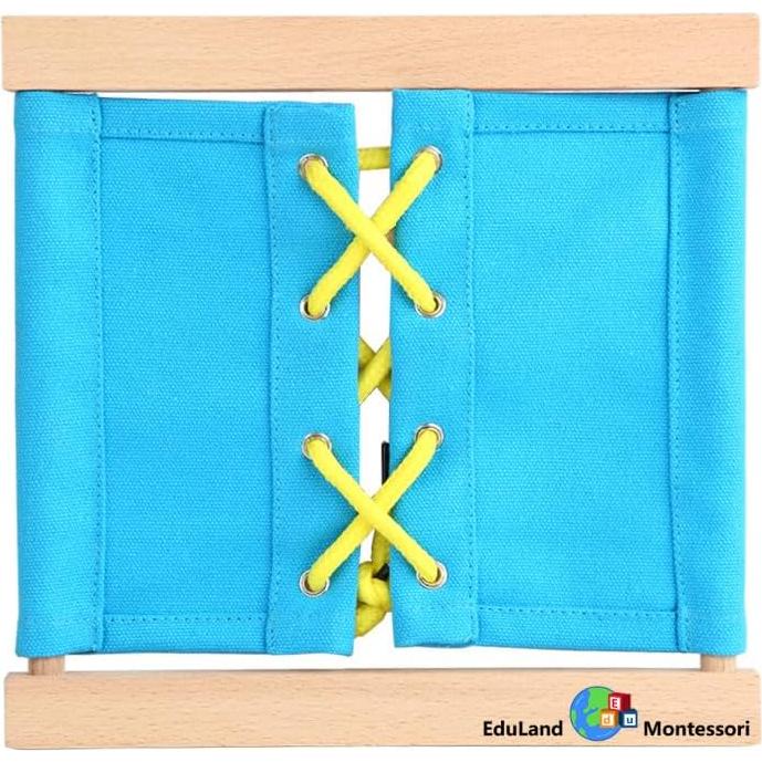 Juego de Marcos de Vestir Montessori Eduland - 8 Cierres de Práctica