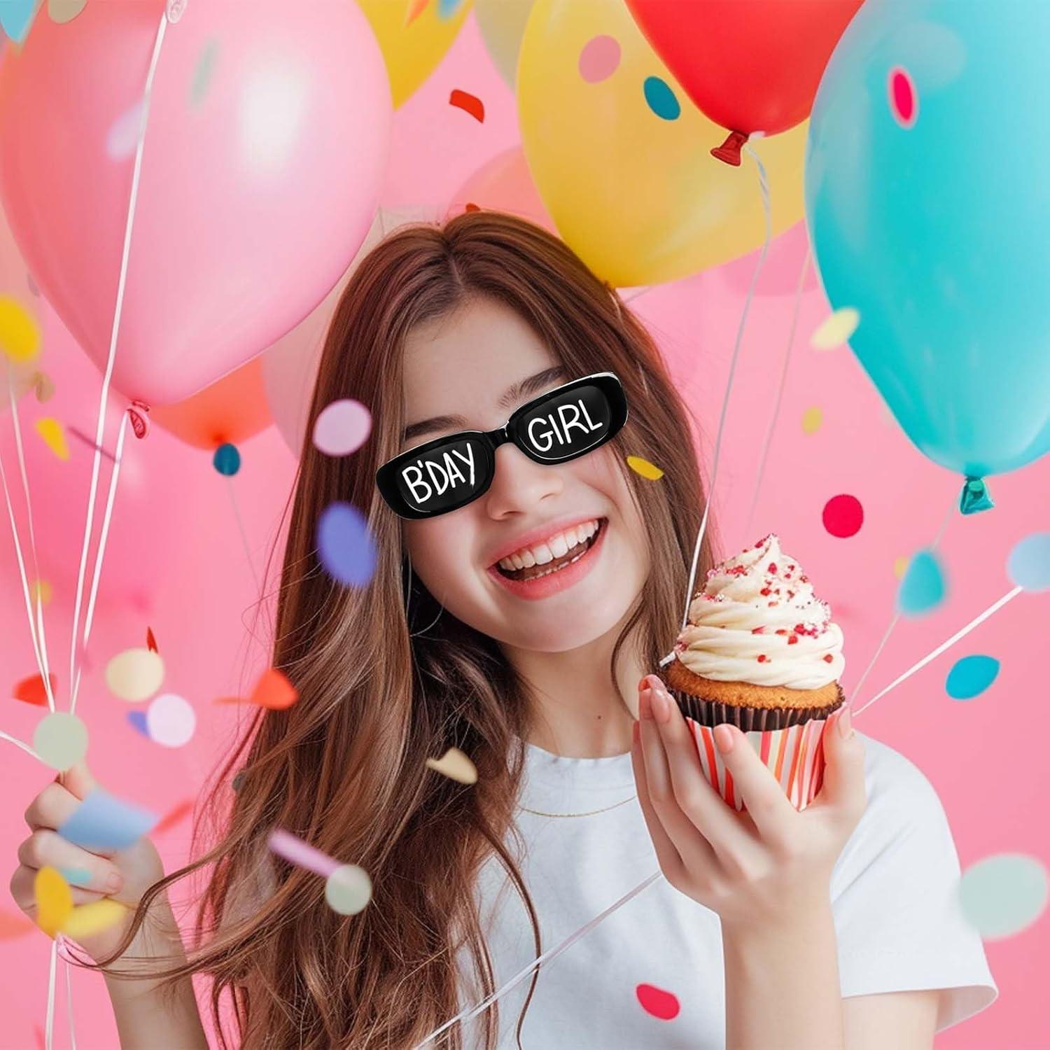 Gafas de Cumpleaños Cuffbow 12 Pares Accesorios Divertidos