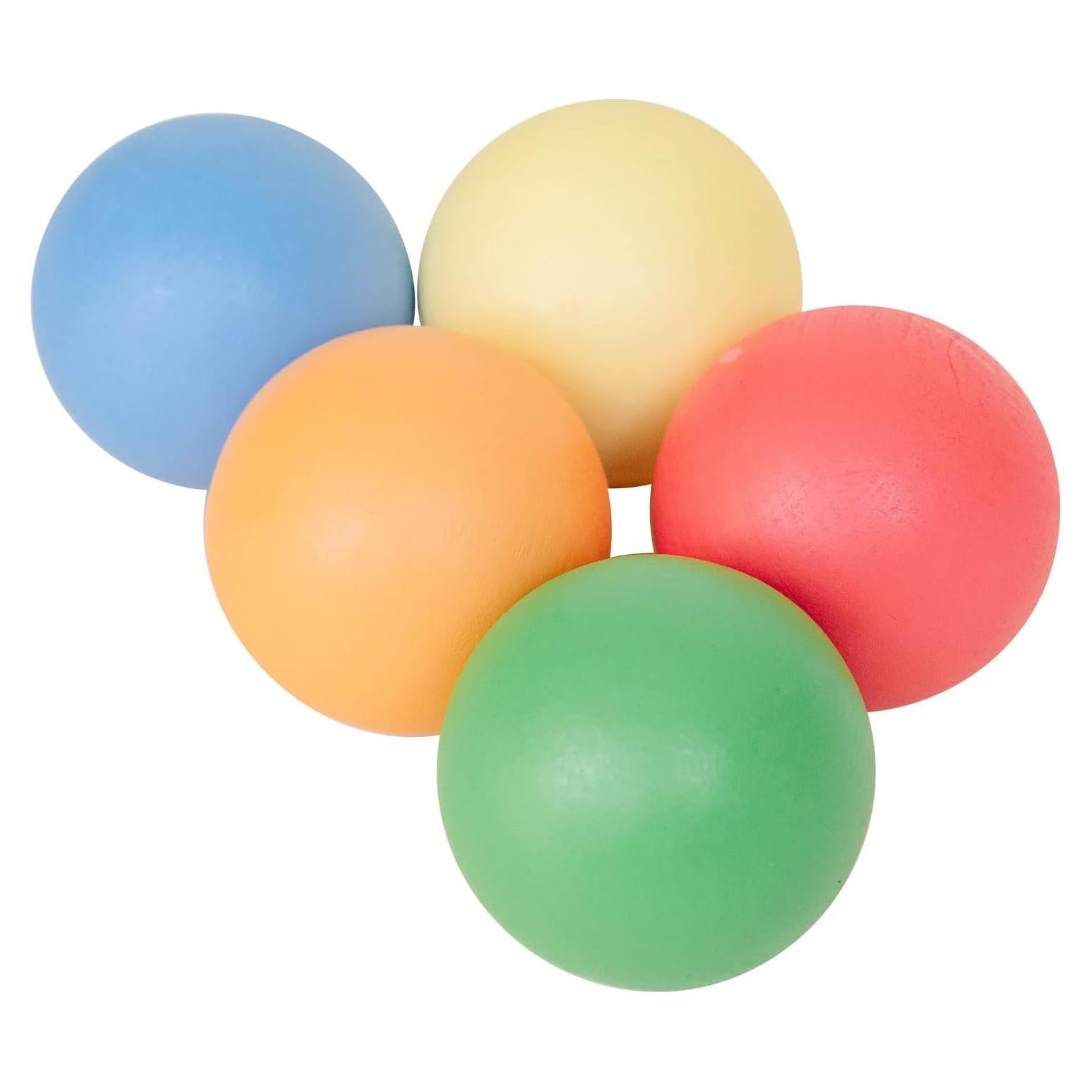 Juego de Pelotas de Madera Montessori & Me - 5 Unidades Multicolor